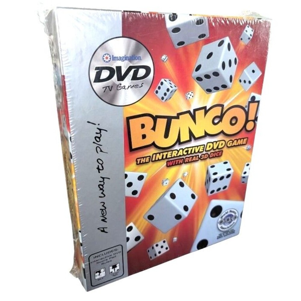 Bunco DVD with 3D Dice TV Interactive Game NEW SEALED RARE